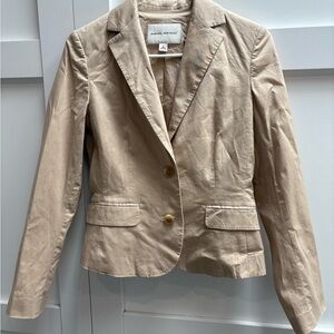 Banana Republic Beige Two Button Blazer Jacket Size 0